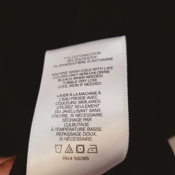 Express Puff Sleeve Tee | Black | Size L - Picture 4 of 5